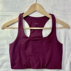 Girlfriend Collective Paloma Sports Bra Plum S